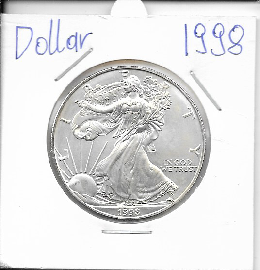 1 Dollar 1998 Silber Eagle Unze