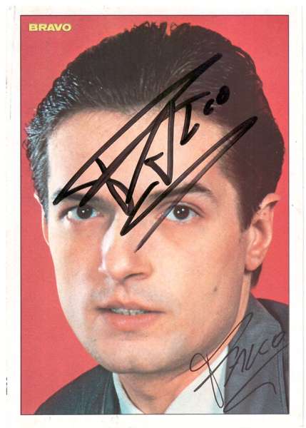 Falco Bravo Orginal Autogramm