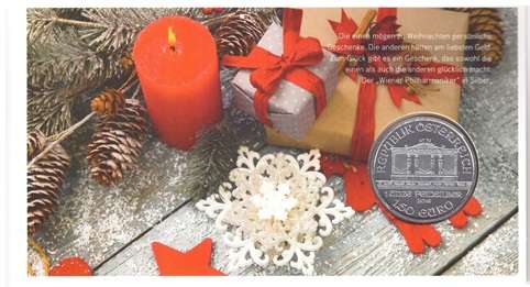Christmas Edition 2014 Wiener Philharmoniker 1 Unze Feinsilber (999)