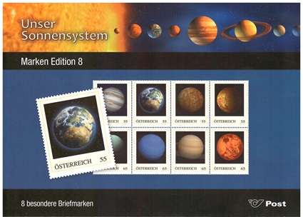 Unser Sonnensystem Marken Edition 8