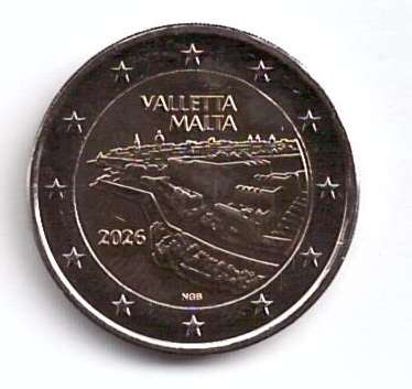 2 Euro Malta 2026 Valletta lose