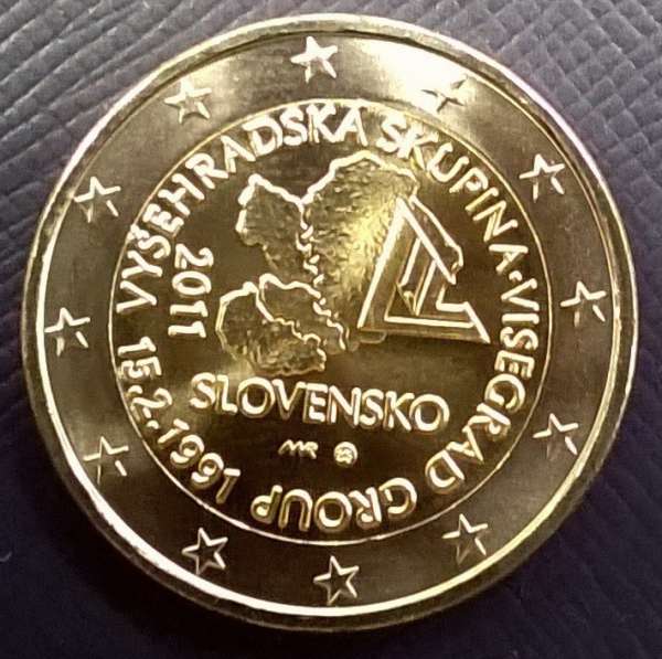 2 Euro Slowakei 2011 Visegrad