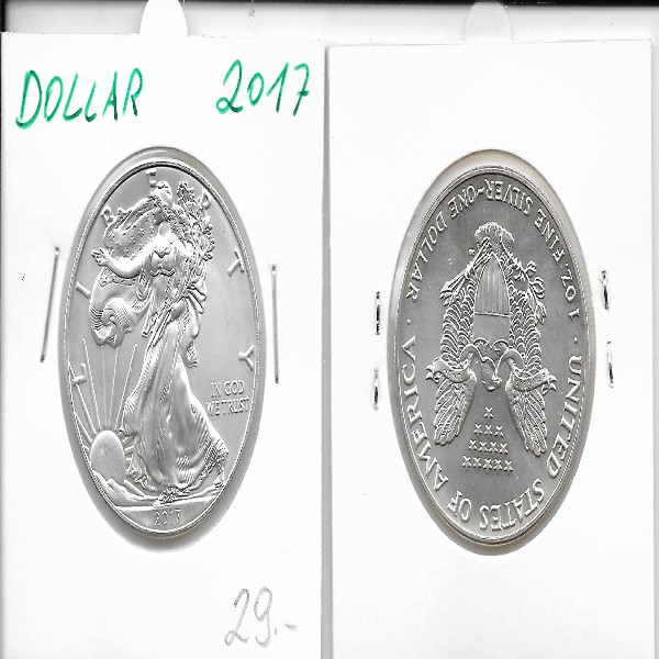 1 Dollar Silber Eagle Unze 2017