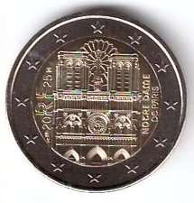 2 Euro Frankreich 2025 Notre Dame