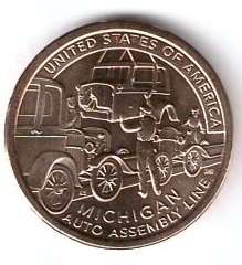 1 Dollar USA 2025 D Michigan (27) American Innovation