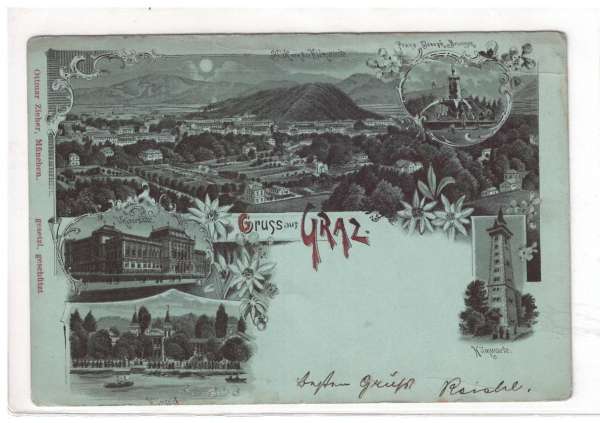 Gruss aus Graz ca.1901