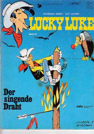 Lucky Luke Band 18 Der singende Draht Nachdruck 1982