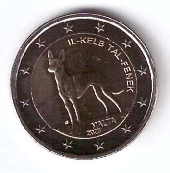 2 Euro Malta 2026 Pharaonenhund lose