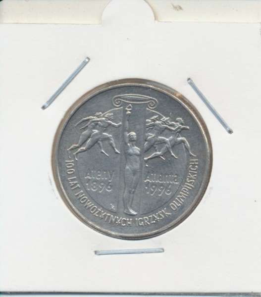 2 Zloty 1995 100 lat Nowozytnych Igrzysk Olimpijskich