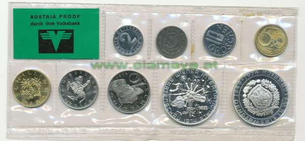 1974 Jahressatz Kursmünzensatz Groß KMS Mintset