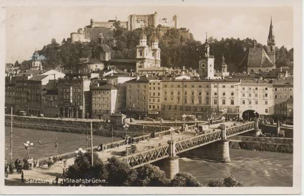 Salzburg Staatsbrücke 1939