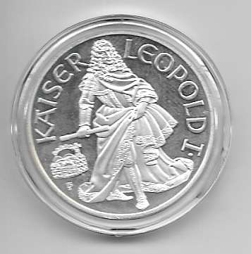100 Schilling 1993 Leopold I ANK.Nr.31 nur Münze in Kapsel