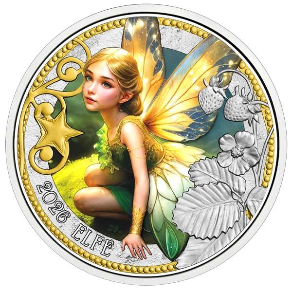 3 Euro 2026 Die Elfe Serie Fantastische Fabelwesen 3