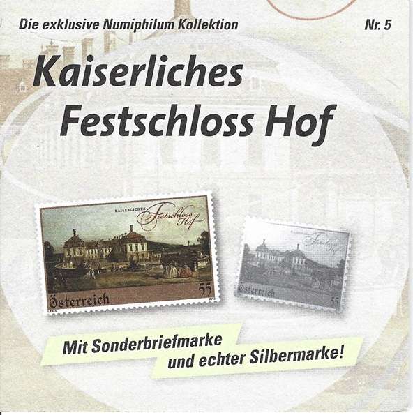 Numiphilum Kollektion Nr. 5 - Sondermarke +Silbermarke Kaiserliches Festschloss Hof