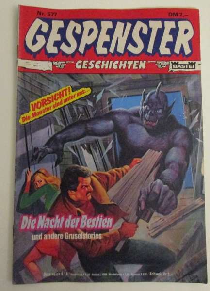 Gespenster Geschichten Nr.577 Bastei