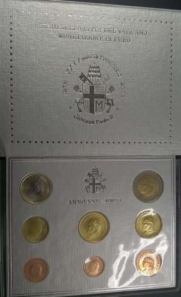 Kursmünzensatz Vatikan 2003 KMS Coinset