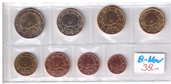 1,2,5,10,20,50,1,2 Set lose Belgien Neu