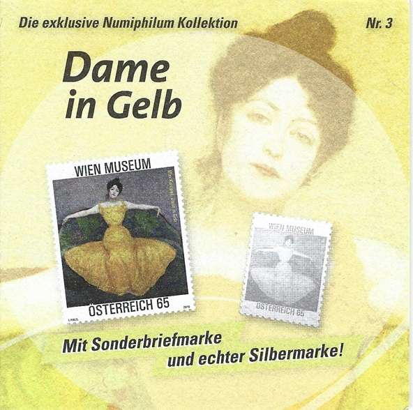 Numiphilum Kollektion Nr. 3 - Sondermarke +Silbermarke Dame in Gelb