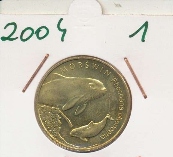 2 Zloty 2004 Morswin Phocoena (1)