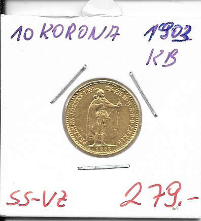 10 Korona 1903 KB Franz Joseph I Gold