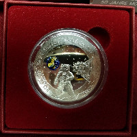 20 Euro 2019    50 Jahre Mondlandung Silber PP ANK Nr.44 20 Euro 2019    50 Jahre Mondlandung Silber PP ANK Nr.44