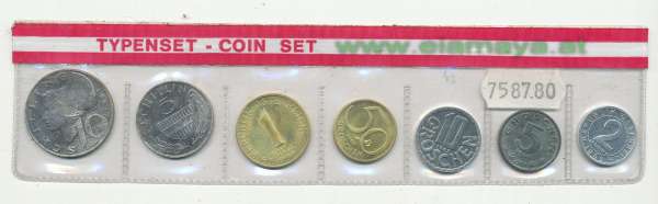 1965 Jahressatz Kursmünzensatz Klein KMS Mintset