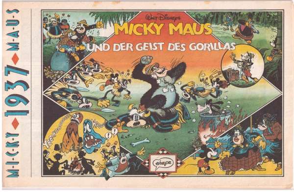 Walt Disney's MICKY MAUS 1937 Nachdruck