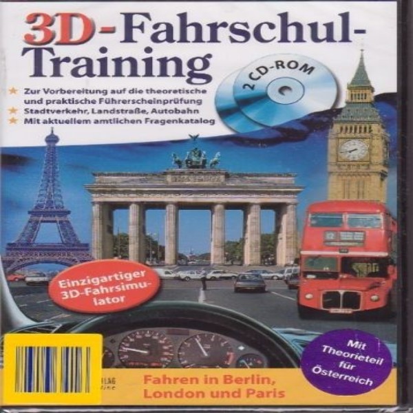 3 D Fahrschul Training 2 CD s Tantem Verlag Alte Version