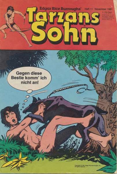 Tarzans Sohn Heft 11/1981