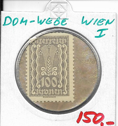 Kapselgeld Dom-Webe Wien I 100 Kronen