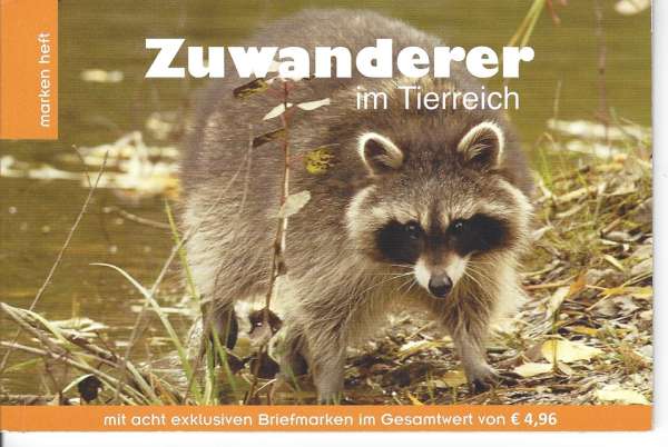 Zuwanderer im TierreichBriefmarken Heft mit 8 Marken