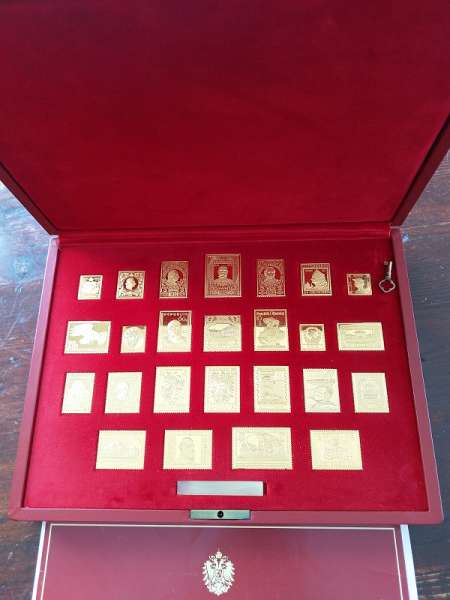 Collection Magna Austria Silber Komplette Sammlung 24 Karat Vergoldet gebraucht