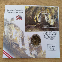 NBE 29) Gemeinschaftsausgabe Österreich Slowenien mit 2 Euro  Münze NBE 29) Gemeinschaftsausgabe Österreich Slowenien mit 2 Euro  Münze