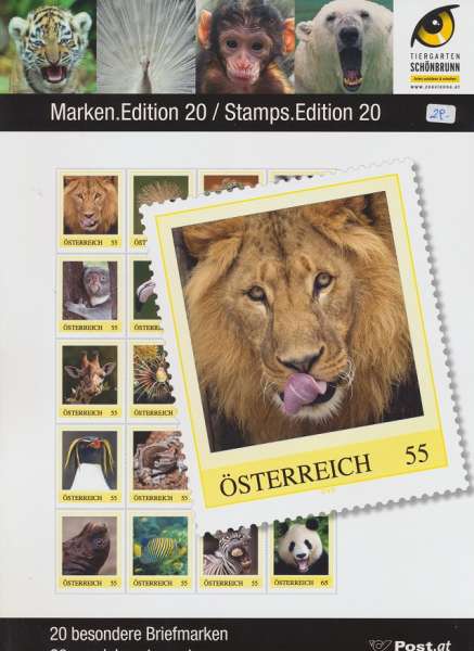 Tiergarten Schönbrunn Marken Edition 20