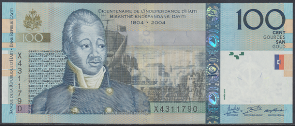 Haiti - 100 Gourdes 2014 UNC - Pick 277