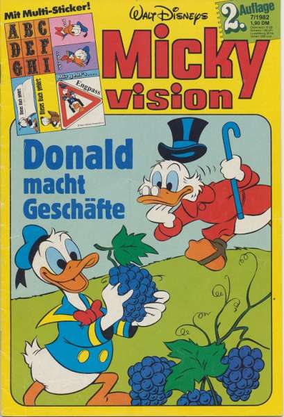 Mickyvision 2.Auflage Heft Nr. 7/1982