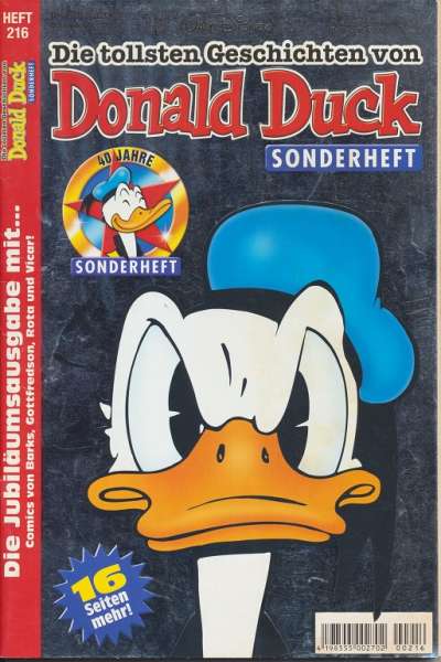 Donald Duck Sonderheft Nr.216
