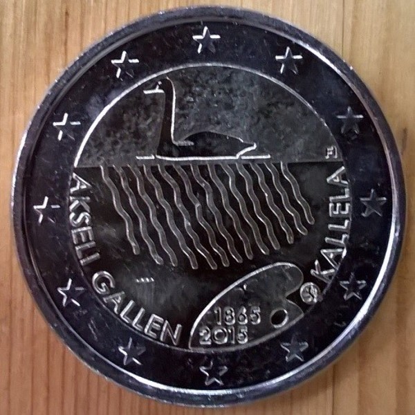 2 Euro Finnland 2015 Akseli Gallen