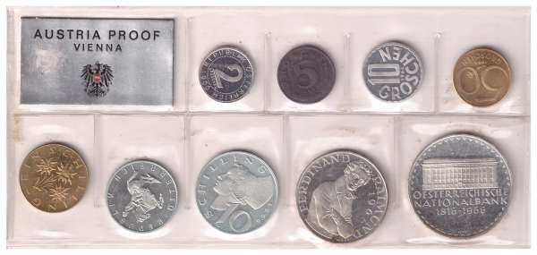 1966 Jahressatz Kursmünzensatz Groß KMS Mintset Big