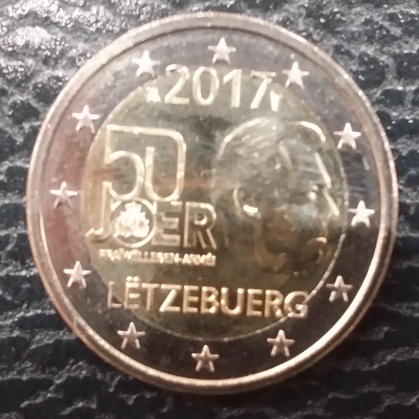 2 Euro Luxemburg 2017 50 JAHRE FREIWILLIGEN ARMEE