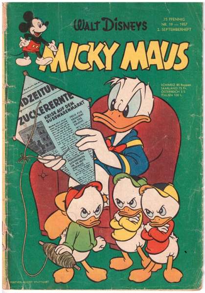 Micky Maus Nr. 19/1957 - 2.9.1957