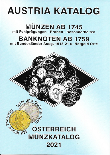 ANK Münzkatalog 2021 Austria Katalog