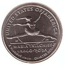 (10) 25 Cent Maria Tallchief 2023 D USA