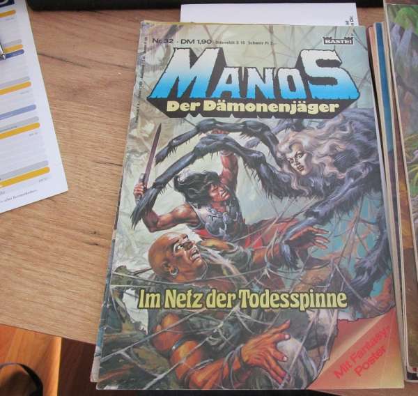 Manos Der Dämonenjäger Nr.32 Bastei mit Poster