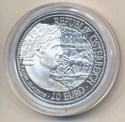 20 Euro 2010 VIRUNUM PP Silber ANK Nr.17 Nur Münze in Kapsel