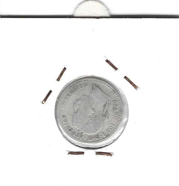 10 Kreuzer1871 Silber Franz Joseph selten