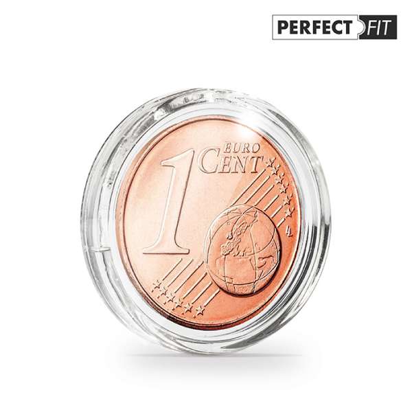 ULTRA / ULTRA PERFECT FIT 16,25 MM, Runde Münzkapseln 10 ER PACK 1 Eurocent 365285