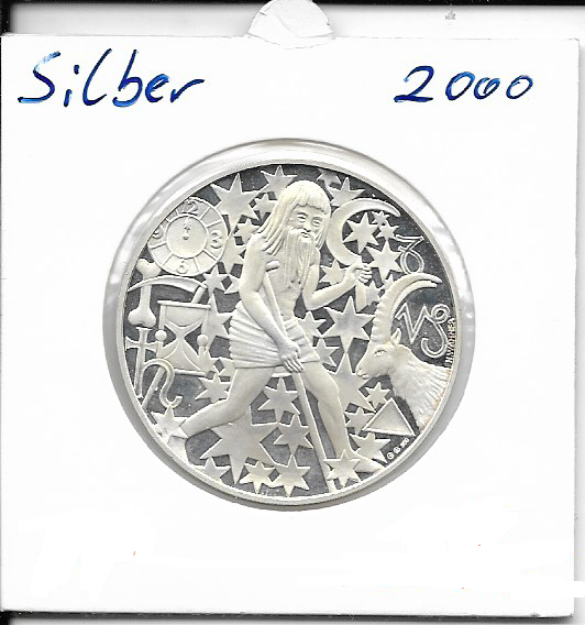 2000 Kalendermedaille Jahresregent Silber