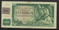 100 Korun 1961 Pi.Nr.1 Nr.689532 100 Korun 1961 Pi.Nr.1 Nr.689532
