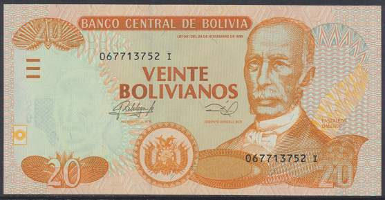 Bolivia- 20 Bolivianos 2011 UNC - Pick Nr.239